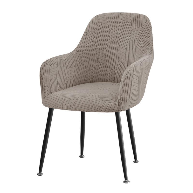 1/4pcs Jacquard Dining Chair Cover Elastic High Armchair Protective Case All-inclusive Seat Cover Protector for Living Room