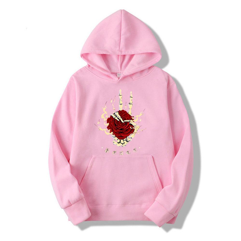 Fashion Trend casual loose high-quality skull print unisex sweatshirt