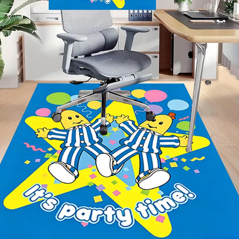 Bananas Pyjamas Party Carpet For Playroom Bedroom Living Room Sofa Home Decorkids Game Area Rug Nonslip Floor Mat