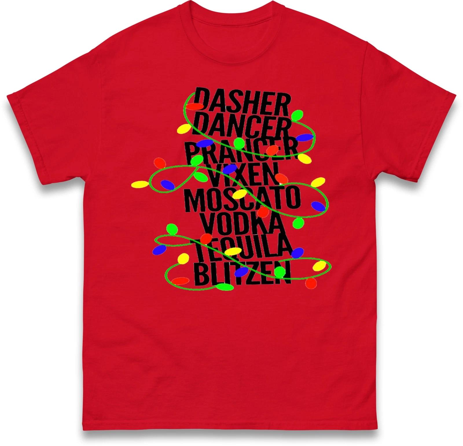 Reindeer Santa Funny Name List Christmas Holiday T Shirt,Offensive Christmas Tee 2XL