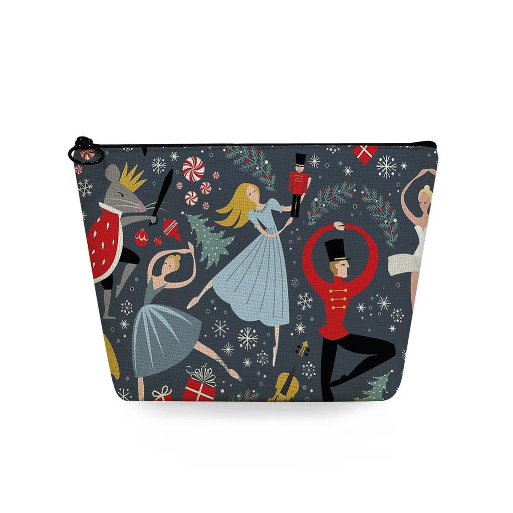 Women Ballet Girl Print Cosmetic Bag Toiletries Organize Travel Storage Case  6368