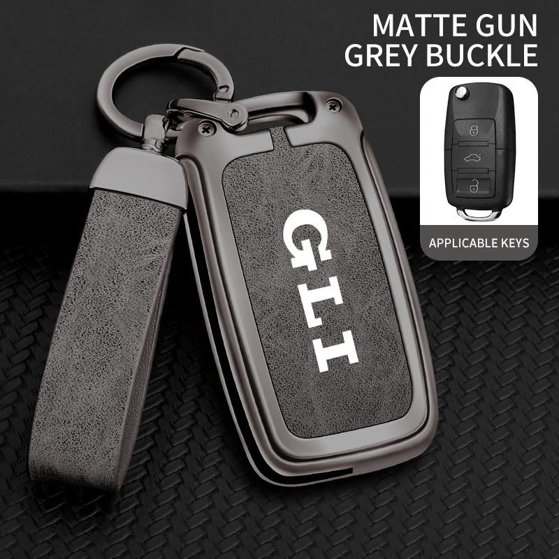 

2026 Hot For VOLKSWAGEN VW Zinc Alloy Car Remote Key Cover Case Holder Shell Fob For Volkswagen VW GLI Jetta MK4 MK5 MK6 MK7 GTD