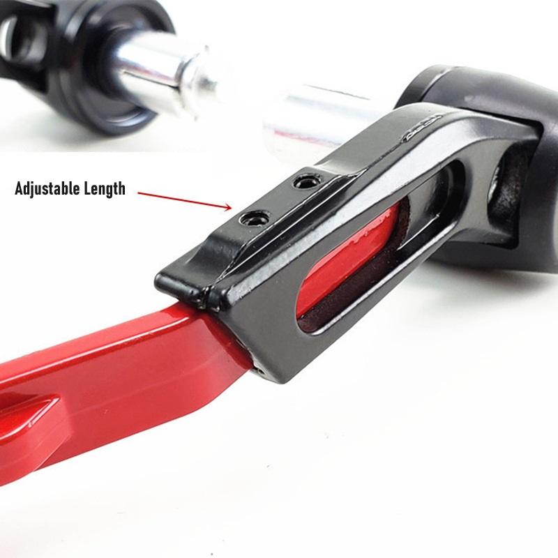 Universal Motorcycle Hand Guard Adjustable Length Alloy 7/8" Handlebar Protecter Brake Lever for Scooter ATV Mountain Bike