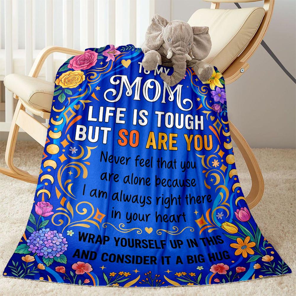 Best Mom World Blanket Soft Warm Cozy Great for Livingroom Office Chair Chair Four Seasons Multipurpose Stylish Decor Gifts For Family Or Friends