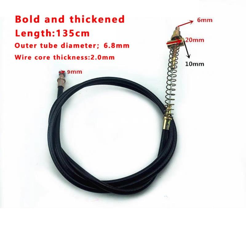 Ebike Rear Drum Brake Line Electric Scooter Brake Cable Rear Front Cable Replace For Electric Bike Moto Parts Accessories