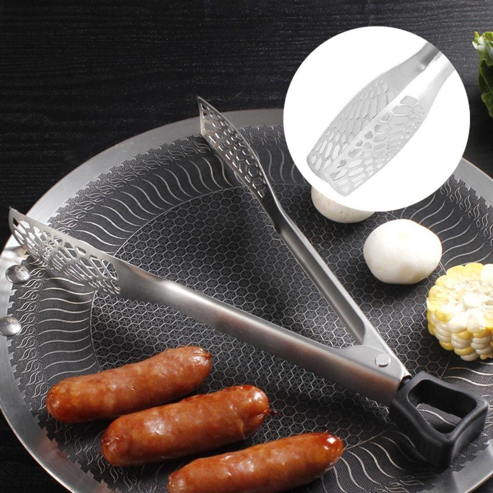 Anti-scalding Barbecue Clip Heat Resistant Cooking Clip Multipurpose Food Tong  Kitchen