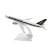 1/400 Scale Miniature Airplanes 16cm B747 Singapore Airways Alloy Metal Diecast with Landing Gear Simulation Plane Toy Model Aircraft
