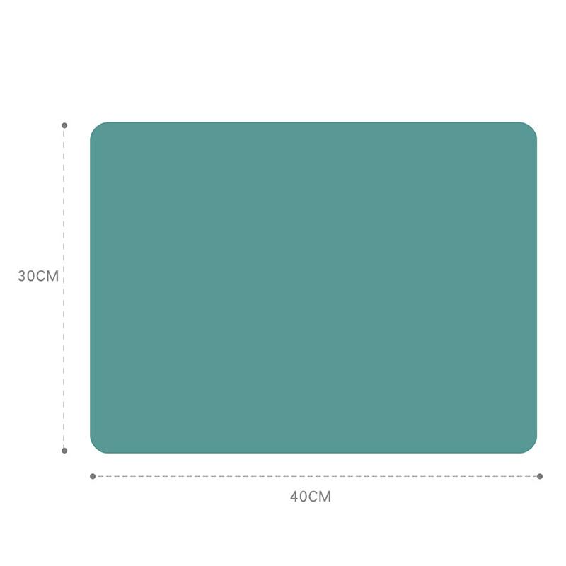 15.75"X11.81" Ekstra Stor Matkvalitets Silikon Vanntett Bordbrikke Varmeisolerende Sklisikker Vaskbar Bordmatte For Kjøkkenmiddag