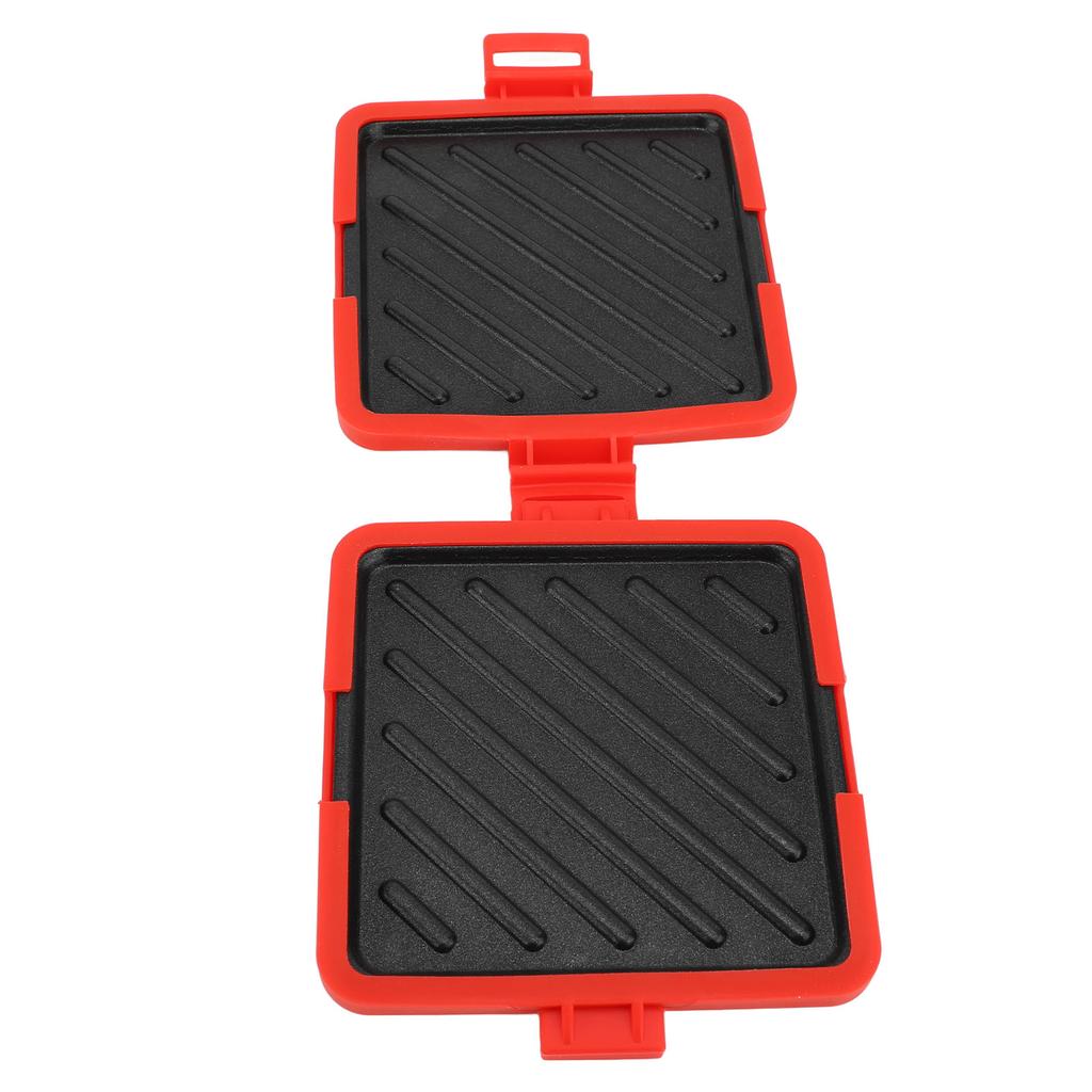 Microwave Toastie Sandwich Maker Microwavable Toaster with Adjustable Silicone Straps No