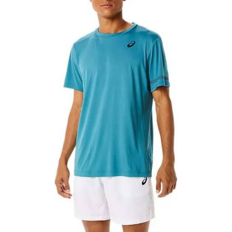ASICS T Shirts Men s Blue Crew Neck 2041A136-302 S