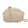 Chic Versatile Chain Shoulder Bag for Women Small Square Bag Textured Niche Monochromatic Crossbody Bag Women's Bag