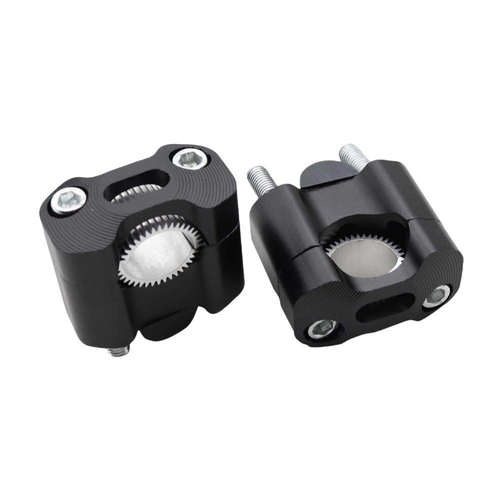Aluminum Handlebar Clamp Protector Motorcycle Handlebar Clamp Handlebar Risers Adapter Stylish Appearance For Motorcycles