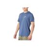 Nike Logo Print Breathable Sports Casual Short Sleeve T-Shirt Men Tops Blue FJ2372-491
