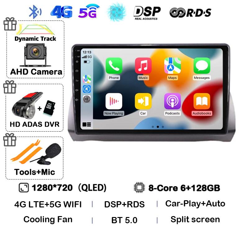 Android 14 Carplay Auto For Fiat Argo 2019 2020 2021 2022 Stereo Multimedia Autoradio DSP Car Radio Video Player GPS 360 Camera