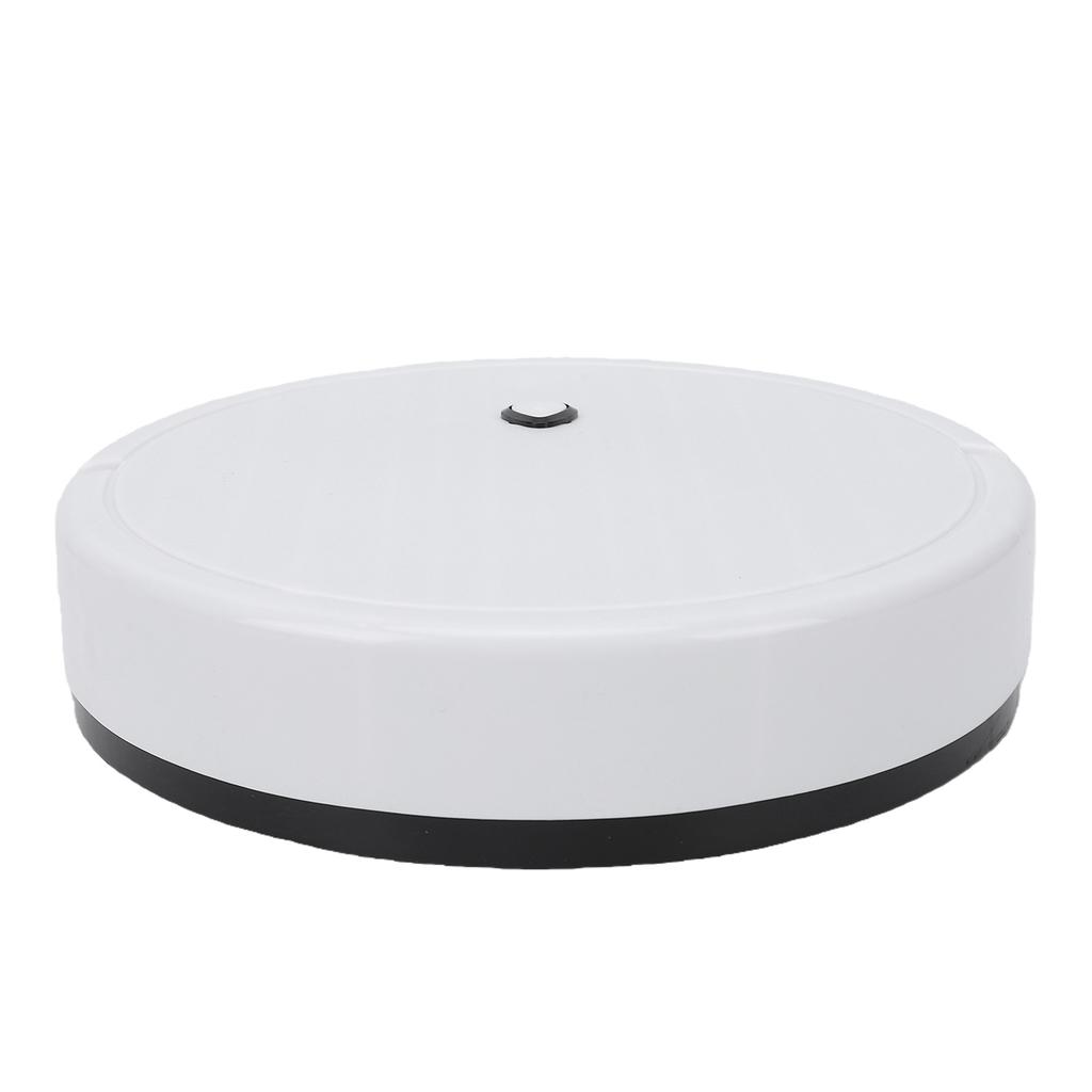 Mini Robot Vacuum Cleaner Automatic Avoidance Smart Sweeping Robot USB Rechargeable for Household Cleaning White