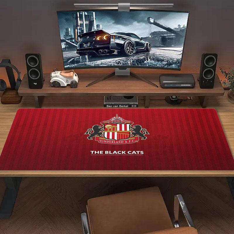 Sunderland A.F Large Size Mouse Pad Large Gaming Table Cushion Non-slip Laptop Tablet Big Mousepad XXL Mat Mini PC Playmat With Lock Edge