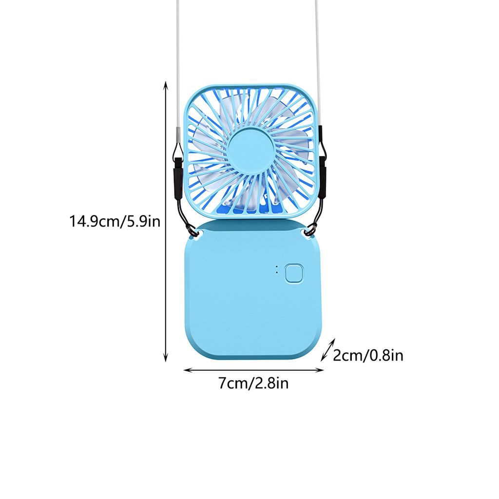 Mini Folding Hanging USB Charging Desktop Office Convenient Pocket Small Fan Outdoor