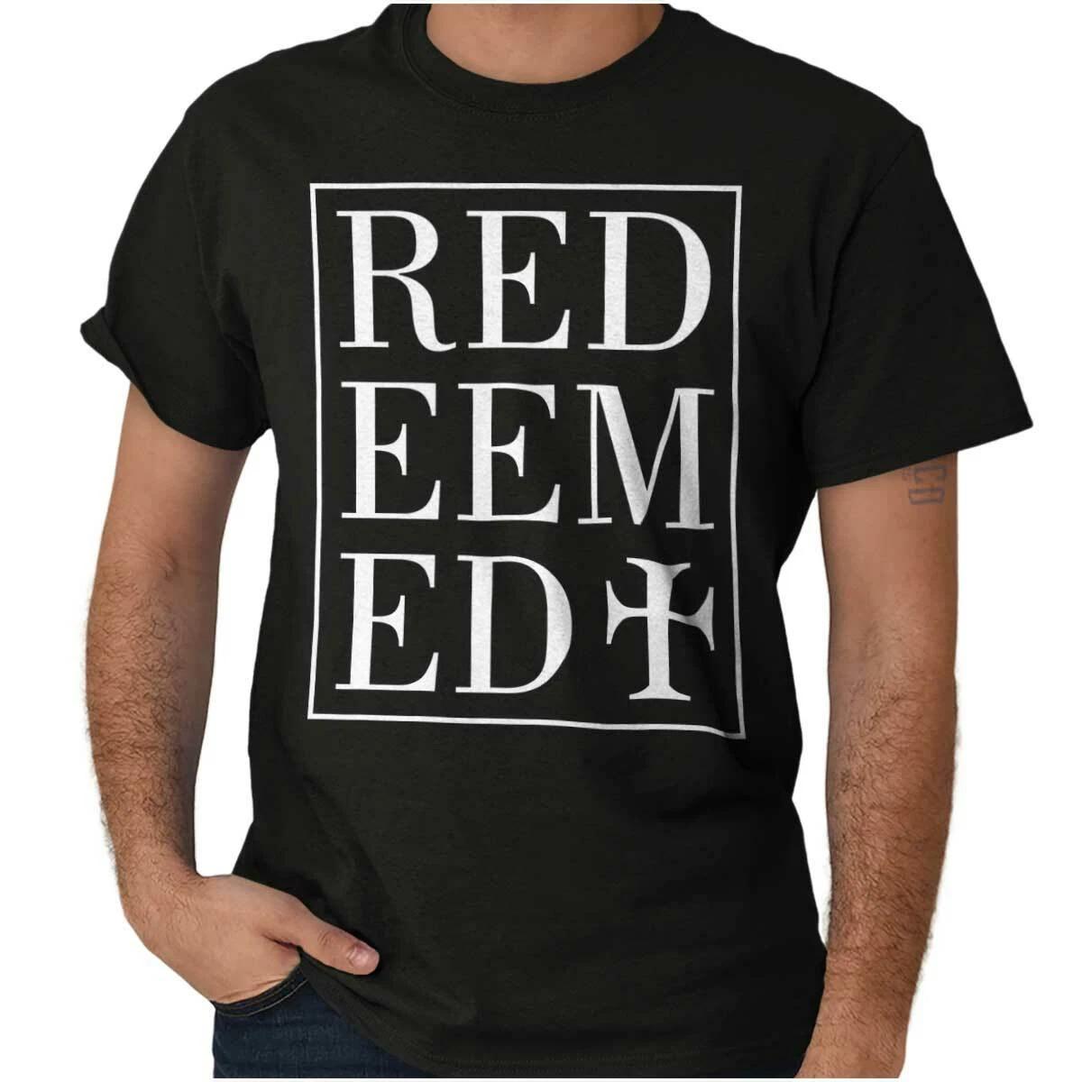 Redeemed Christian Religious Jesus Christ Womens or Mens Crewneck T Shirt Tee XXXXL