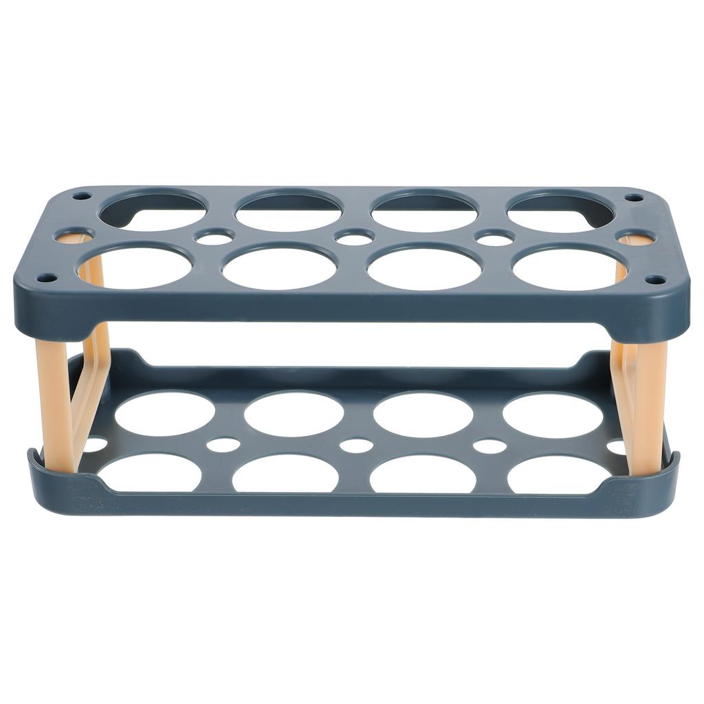 Plastic Egg Storage Container Reusable Refrigerator Egg Tray Organizer Secure Fit for Standard Chicken Eggs Prevents Collision