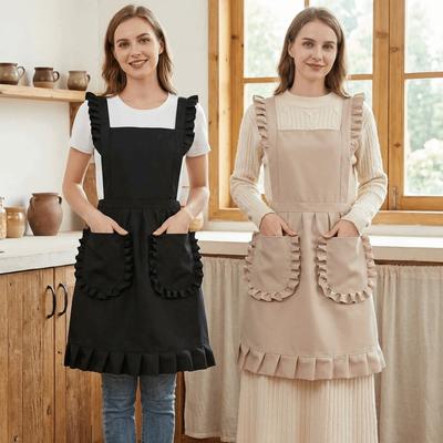 Stain-proof Korean Style Apron Cute Nail Shop Apron Fashion Catering Work Clothes  Kitchen