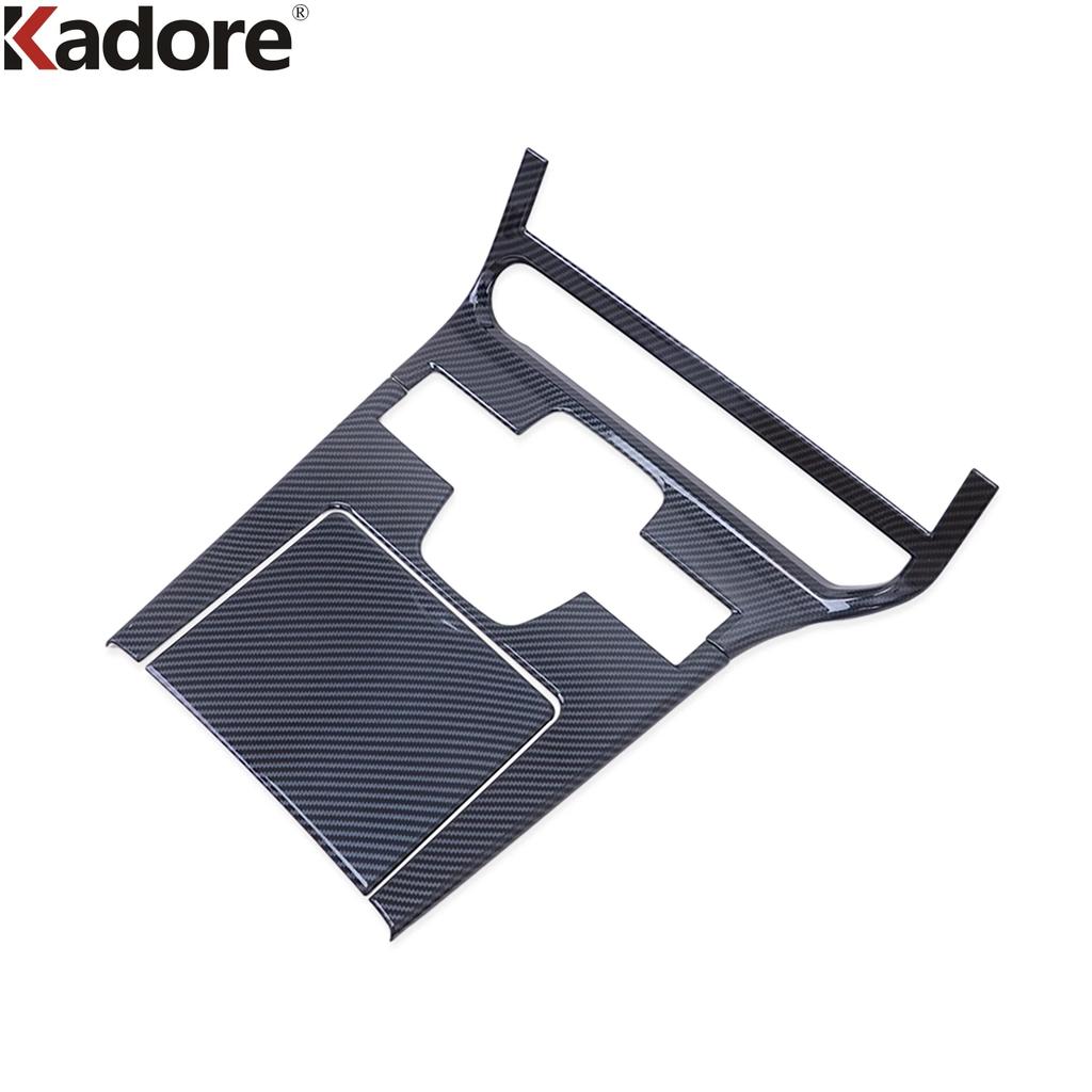 Car Center Console Gear Shift Box Panel Cover Trim For Toyota Bz4x 2024 2025 Carbon Fiber Interior Accessories