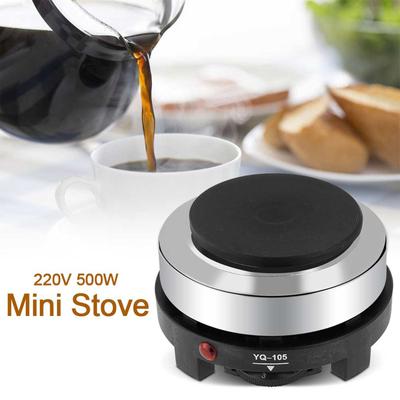 Bärbar 220V 500W Elektrisk Mini Spisplatta Multifunktionshusvärmare (EU-kontakt)