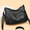 Middle-aged Women's New Style of Mother's Large Capacity Soft Leather Fashionable and Versatile Atmospheric