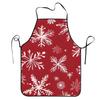 1pc Neutral Fashion Exquisite Christmas Pattern Apron, Adult Chef Kitchen Cooking Baking Apron Painting, Suitable for Party Occasion, Cooking Kitchen,