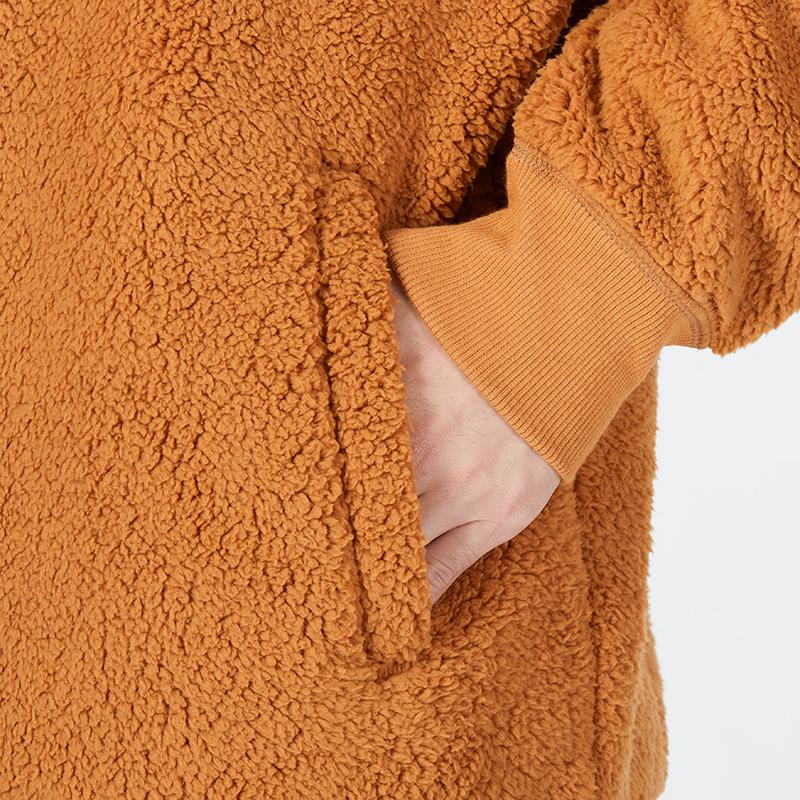 Puma Classics Sherpa Jacket Solid Color Fleece Logo Sports Casual Stand Collar Lamb Fleece Jacket Men Jacket Beige 537699-74