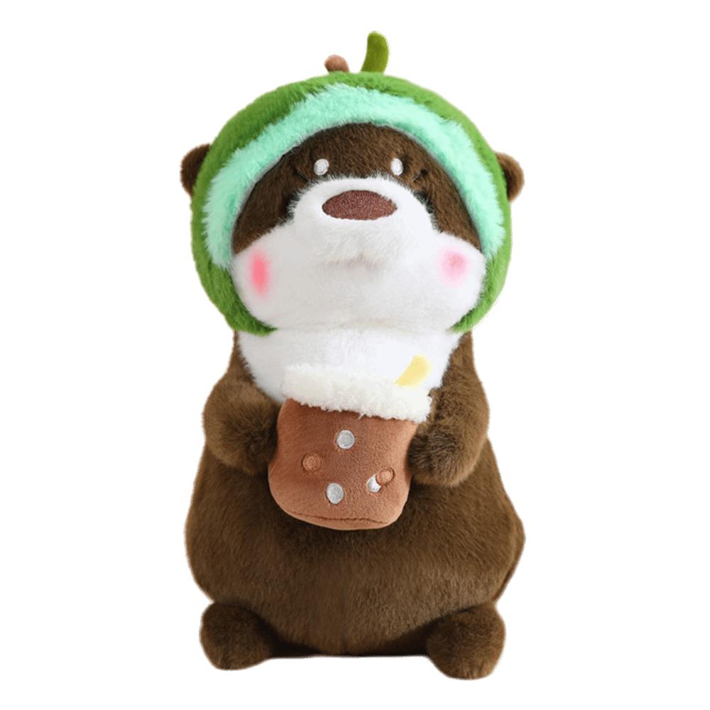 Lovely Design Fruit Otter Doll Soft Material Cartoon Animal Toy Otter Plush Toy  Kids Room