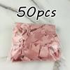 (50 Stück) 1 Zoll Frische Rosa Schleifen Polyester Satin Schleife Blume DIY Basteldekoration