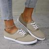 Women's Elegant Solid Color Casual Sports Shoes, Lightweight Lace-up Shoes, Multiple Colors for All Seasons, Comfortable Round Toe Design