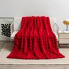 Bubble rabbit blanket flannel blanket Four season nap sofa blanket Coral fleece leisure air conditioning cover blanket Thickened plush bed cover