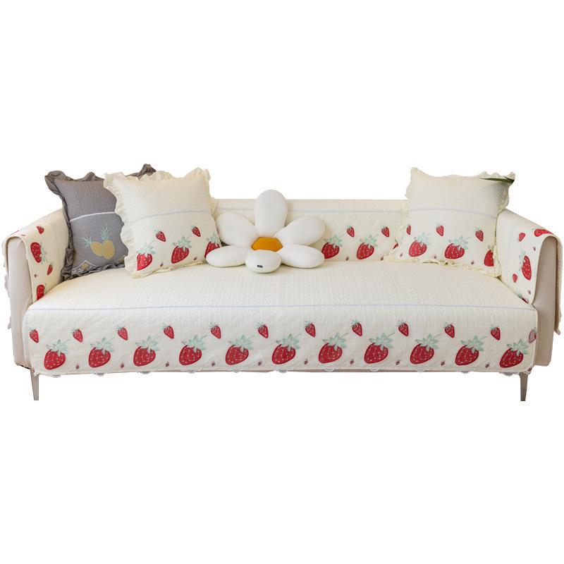 Frisches neues High-End-Anti-Rutsch-Sofakissen, Vier Jahreszeiten, universell einsetzbar, modern, einfach, rutschfest, Bezug, Bezug, Stoff, Sitzkissen