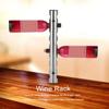 Stainless Steel Wine Rack Wall Mounted Kitchen Home Bar Holder Wines Shelves(8 Holes)