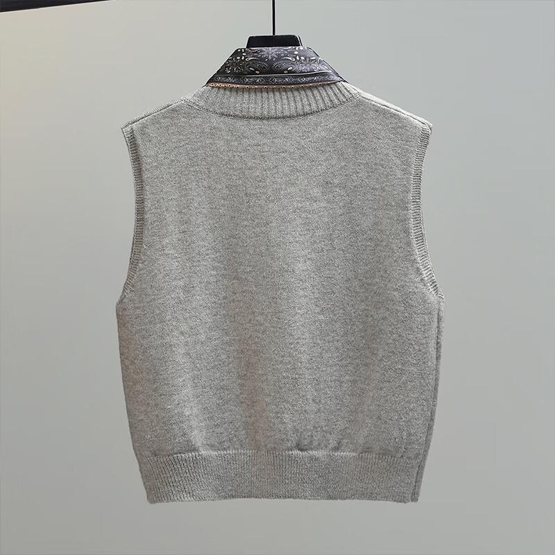 Women's V-Neck Knitted Vest