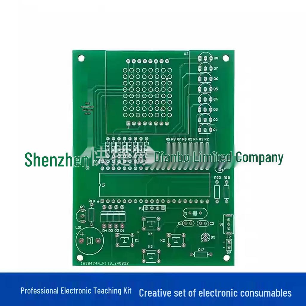 DIY Snake Game Kit: 51 Microcontroller Electronic Welding Components