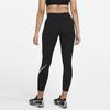 Nike Sportswear Essential Swoosh Logo Mid-Waist Slim Fit Fitness Pants Women Bottoms Black CZ8531-010