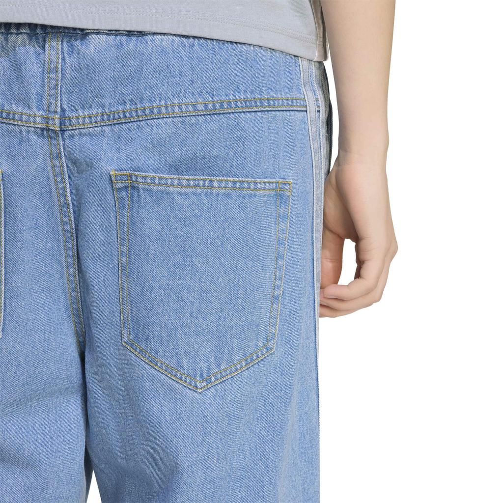 Long Pants Stadium Wash Denim L6439 Crystal Sky S [Adidas] Women's (KV0619)