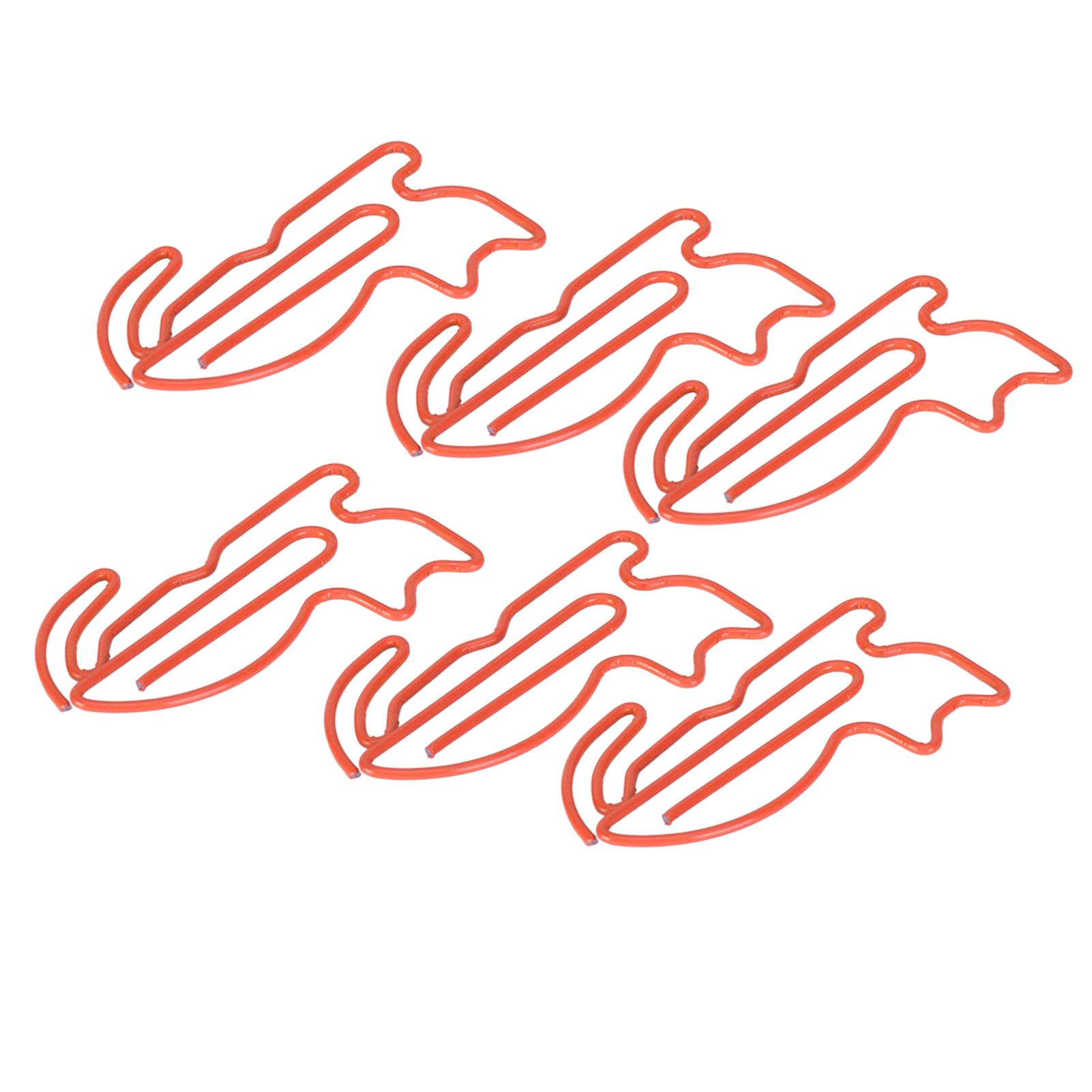 100 Pcs Cute Paper Clips Animal Shaped Fun Bookmark Document Organizing Clips Funny Bookmark Planner Clips