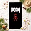 Doom Soft Beach Towel Stylish Beach Pool Towel for Summer Seaside Vacation Travel