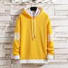 Pullover con cappuccio casual da uomo per primavera e autunno, tutto da abbinare, ad asciugatura rapida, per sport da corsa, maglie da uomo