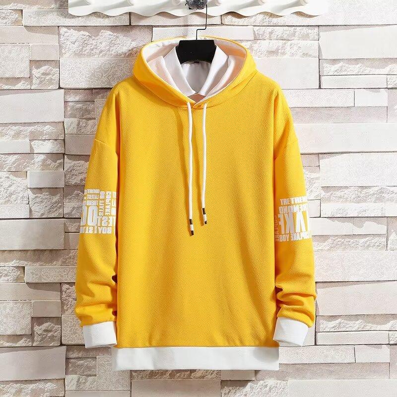 Pullover con cappuccio casual da uomo per primavera e autunno, tutto da abbinare, ad asciugatura rapida, per sport da corsa, maglie da uomo