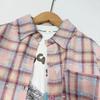 Girls' Plaid Shirt & Star Jeans Set - Stylish Korean Spring/Autumn Wear 2026