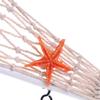 Mediterranean Style Marine Nautical Wooden Blue Boat Ship Wood Crafts Ornaments