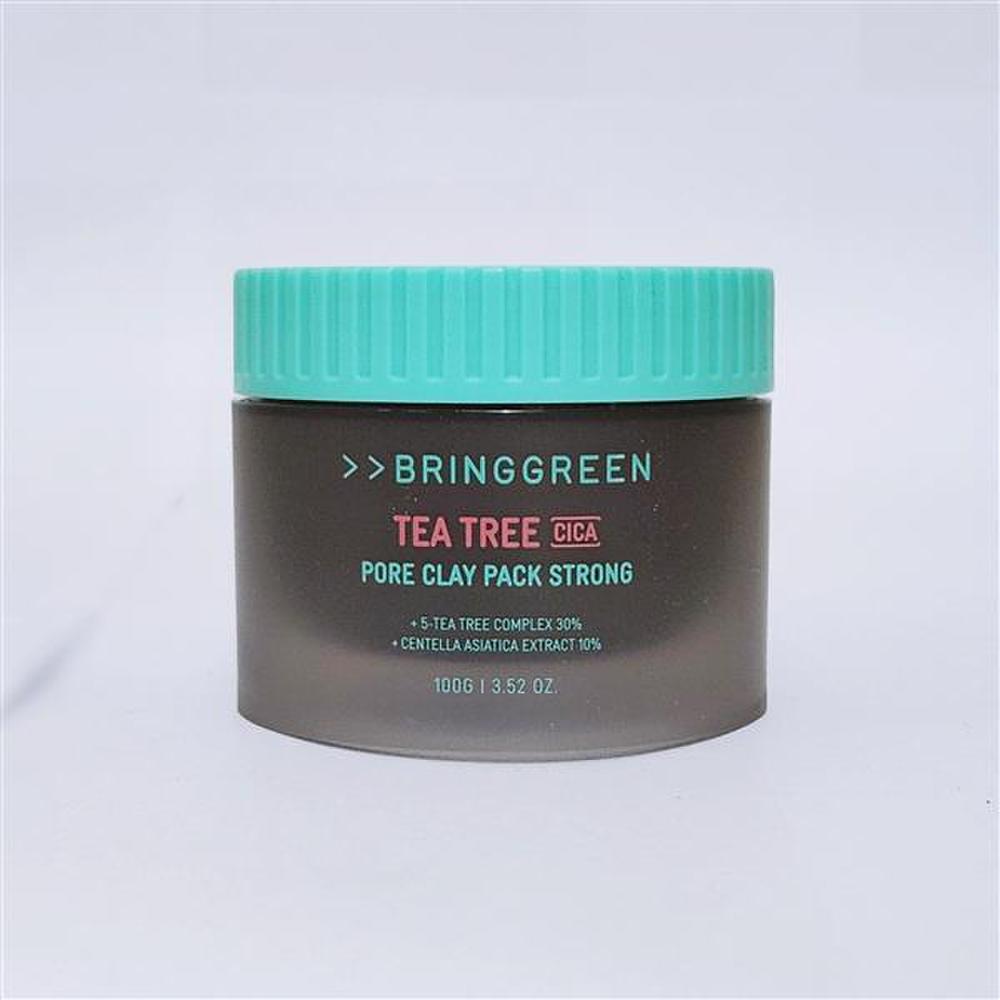 BRING GREEN Tea Tree Cica Pore Clay Pack Strong 100g
