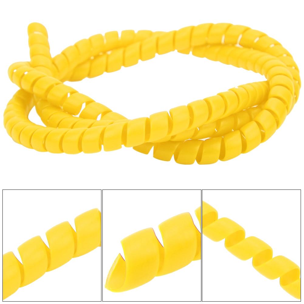 Brake Line Spiral Tube Cable Housing Protector Cover for Xiaomi M365 Electric Scooteryellow
