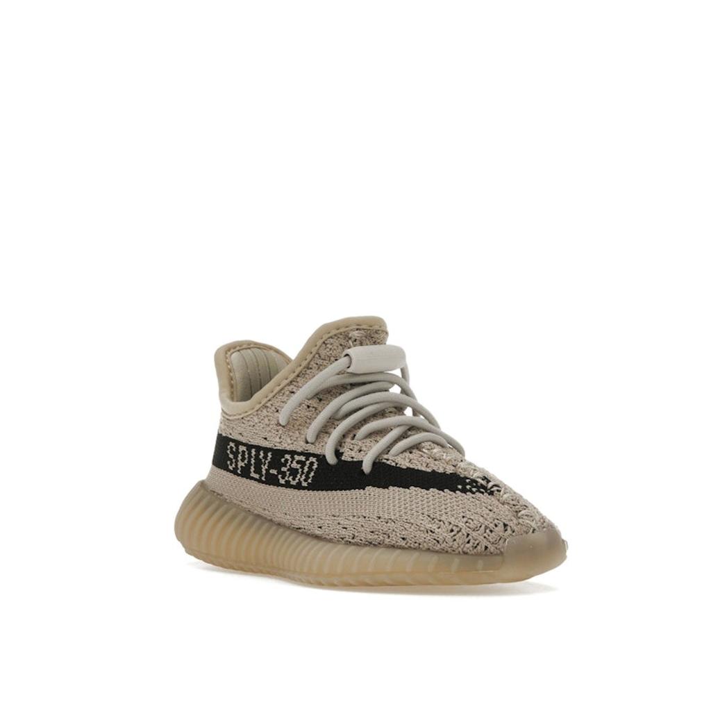 adidas Yeezy Boost 350 V2 Infants Slate Baby Sneakers Tan Core-Black HP7871