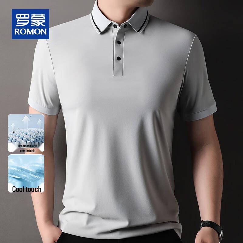 ROMON Men's Summer Cooling Polo Shirt