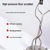 Stainless Steel Hand-Push Floor Scrubber CN plug (adapter included)